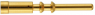 Pin contact, 0.75-2.5 mm², AWG 19-14, crimp connection, gold-plated, 09156006121