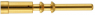 Pin contact, 2.5-4.0 mm², crimp connection, gold-plated, 09156006122