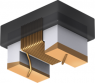 RF choke, SMD 0805, 100 nH, 400 mA, 0805AS-R10J-01