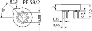 10044914 Fischer Elektronik Semiconductor Sockets, Holders