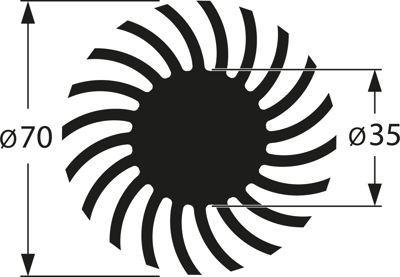 10021485 Fischer Elektronik Heat Sinks