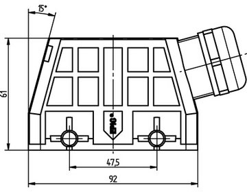 70250214 LAPP Housings for HDC Connectors Image 3