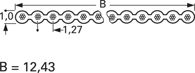 FBL 10P AWG28 IEC Ribbon Cables Image 2