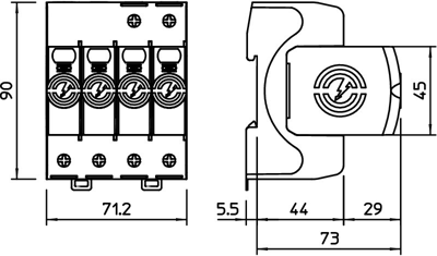 5095253 OBO Bettermann Overvoltage Protection Image 2