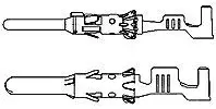 929963-1 AMP Crimp Contacts