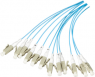 Fiber pigtail, LC to open end, 2 m, OS2, singlemode 9/125 µm