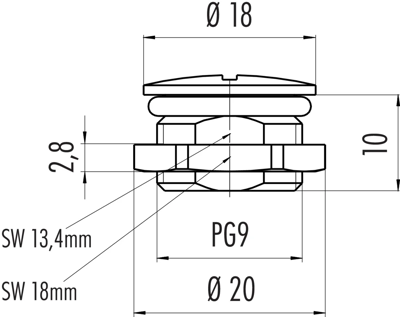 08 3128 000 000 binder Accessories for Industrial Connectors Image 2