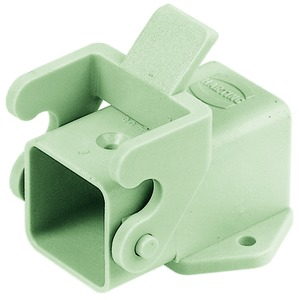 Bulkhead housing, size 3A, polycarbonate, M20, angled, longitudinal bow locking, IP44/IP65/IP67, 09200030820