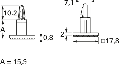 LCBSB-10-01A2-RT PCB Fasteners Image 2