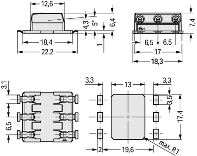 2070-463/998-406 WAGO PCB Terminal Blocks Image 3