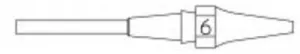 XDSL 6 Weller Soldering tips, desoldering tips and hot air nozzles