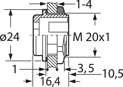 08 2434 000 001 binder Accessories for Industrial Connectors Image 2