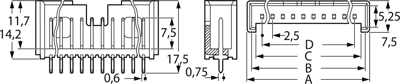 2,5 MSF/O 10 Lumberg PCB Connection Systems Image 2