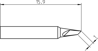 RTP 010 K MS Weller Soldering tips, desoldering tips and hot air nozzles Image 3