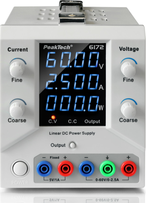 P 6172 PeakTech Bench Power Supplies and Loads Image 1