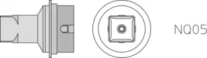 NQ05 Weller Soldering tips, desoldering tips and hot air nozzles