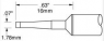 Soldering tip, Chisel shaped, (W) 1.78 mm, 412 °C, SSC-742A