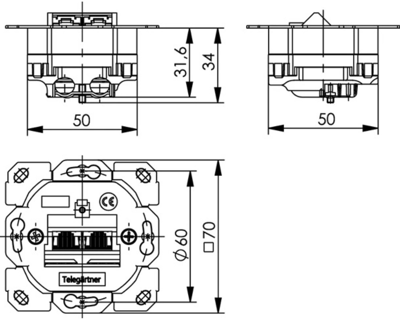 100022939 Telegärtner Accessories for Network Connectors Image 2