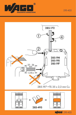 210-422 WAGO Terminals Accessories