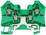 Protective conductor terminal, screw connection, 0.5-4.0 mm², 4 pole, 8 A, 8 kV, yellow/green, 1905130000