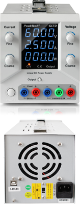 P 6172 PeakTech Bench Power Supplies and Loads Image 2