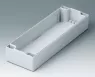 ABS enclosure shell, (L x W x H) 240 x 80 x 40 mm, light gray (RAL 7035), C1082401