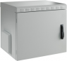 12 HE wall enclosure with steel door, (H x W x D) 670 x 600 x 600 mm, IP55, steel, gray, 691712IP55.2