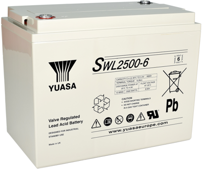 SWL2500-6 Yuasa Lead-Acid Batteries, Lithium-Ion Batteries