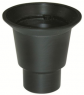 Tube adapter, black, (Ø x H) 57 mm x 58 mm, for beacon 801, 975 812 01