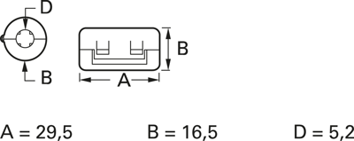 600 03 23 SCHWARZ Thora Ferrite cable cores Image 2