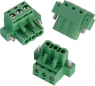 Socket header, 12 pole, pitch 5 mm, angled, green, 691343710012