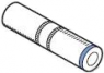 Butt connector, uninsulated, 22 mm², AWG 4, 66.55 mm