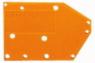 End plate for connection terminal, 742-600