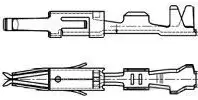 962875-2 AMP Crimp Contacts