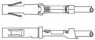 Receptacle, 0.2-0.6 mm², AWG 24-20, crimp connection, 164169-4