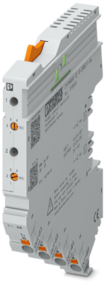 Electronic circuit breaker, 1 pole, E characteristic, 4 A, 24 V (DC), push-in, DIN rail, IP20, 1115655