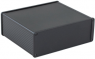 Aluminum enclosure, (L x W x H) 160 x 191 x 68 mm, black (RAL 9005), IP65, 1457U1601BK