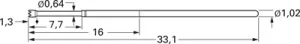 1012/E-G-1.5N-AU-1.15 PTR Contact Probes