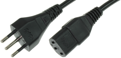 BR/3-H05VVF3G100-C13/2,50M SW9005 FELLER Power Cords