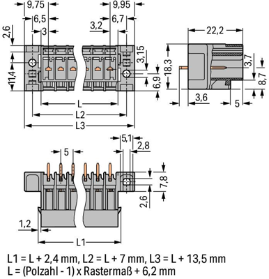 769-634/007-000 WAGO PCB Connection Systems Image 2