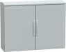 Control cabinet, (H x W x D) 750 x 1000 x 320 mm, IP44, polyester, light gray, NSYPLAT7103G