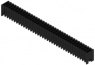 Pin header, 36 pole, pitch 3.5 mm, straight, black, 1290580000