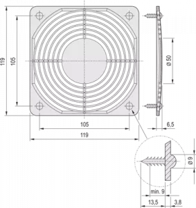 21102-015 SCHROFF Accessories for Enclosures