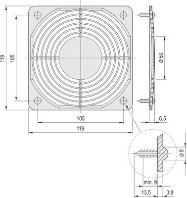 60225-052 SCHROFF Accessories for Enclosures