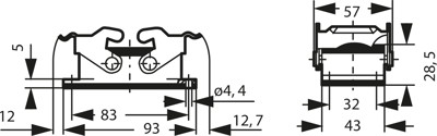 09300100301 Harting Housings for HDC Connectors Image 2