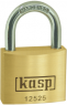 Padlock, level 3, shackle (H) 13 mm, brass, (B) 25 mm, K12525D