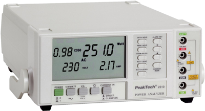 P 2510 PeakTech Power Analysers Image 2