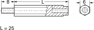 6922AA0125.0 fastpoint Spacer Bolts Image 3