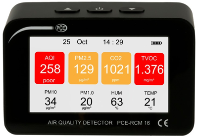 PCE-RCM 16 PCE Instruments Anemometers, Gas and Pressure Measuring Instruments Image 3