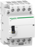 Installation contactor, 4 pole, 63 A, 400 V, 4 Form A (N/O), coil 240 VAC, screw connection, A9C21864